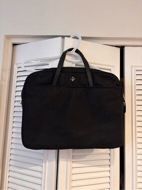 kate spade Black Laptop Tote with Heart Logo